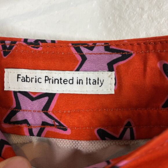 Onia Mens Size 32 The Calder Red Star Print Swim Trunks 7.5" Inseam Summer Beach - Picture 8 of 10